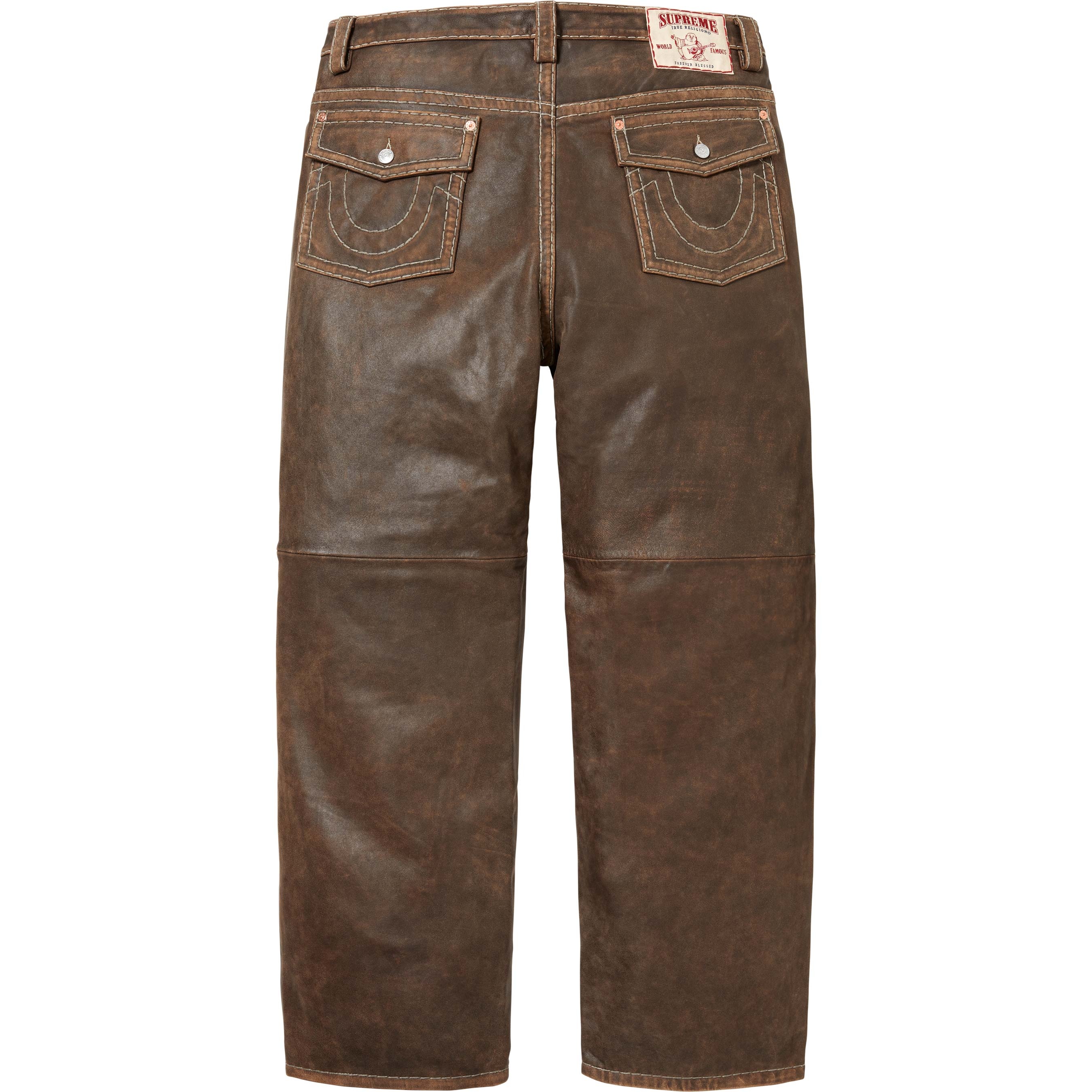 Supreme®/True Religion® Loose Fit Leather Pant view 7